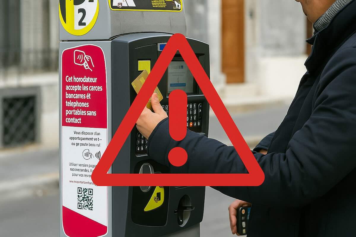 nouvelle arnaque qui vide votre compte en payant à l’horodateur