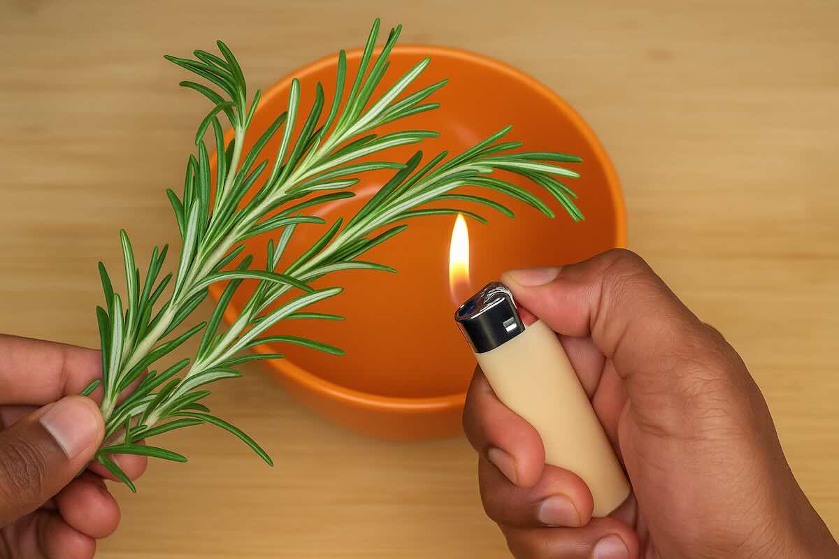 Brûlez du romarin chez vous : les bienfaits de cette astuce après 15 minutes sont étonnants