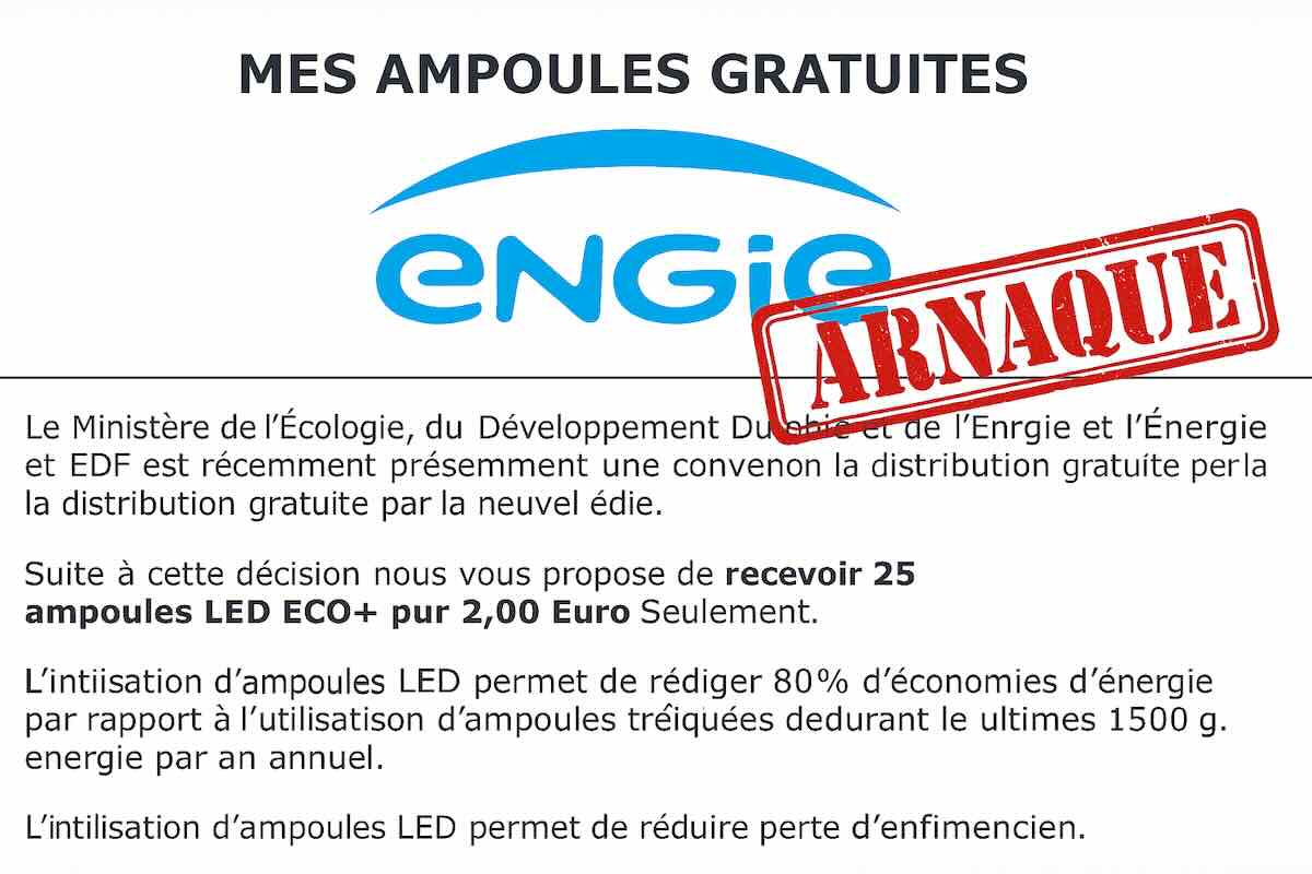 Cet e-mail d'Engie est bien authentique et mieux vaut y répondre