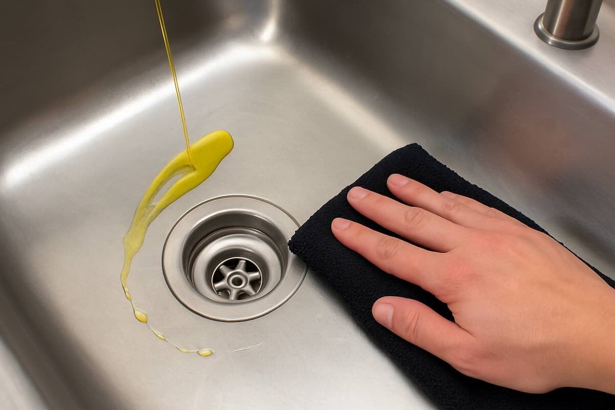 l’astuce magic pour nettoyer votre évier en inox et le rendre ultra brillant